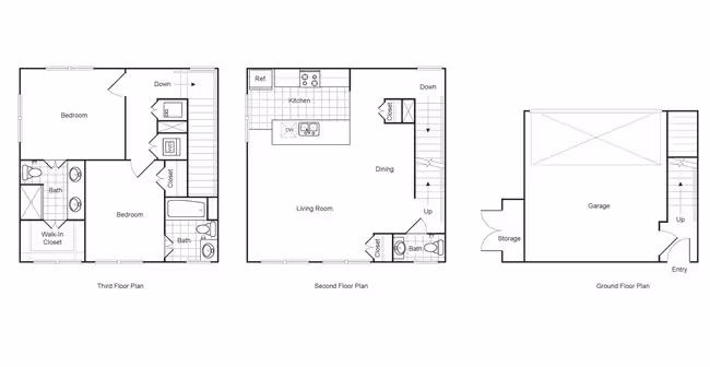 Unit 4718-307 4718-301 floor plan